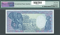 Chad, Central Africa, P-10, 1985 1000 Francs, Q.01-131844, Superb Gem, PMG68-EPQ(b)(200).jpg